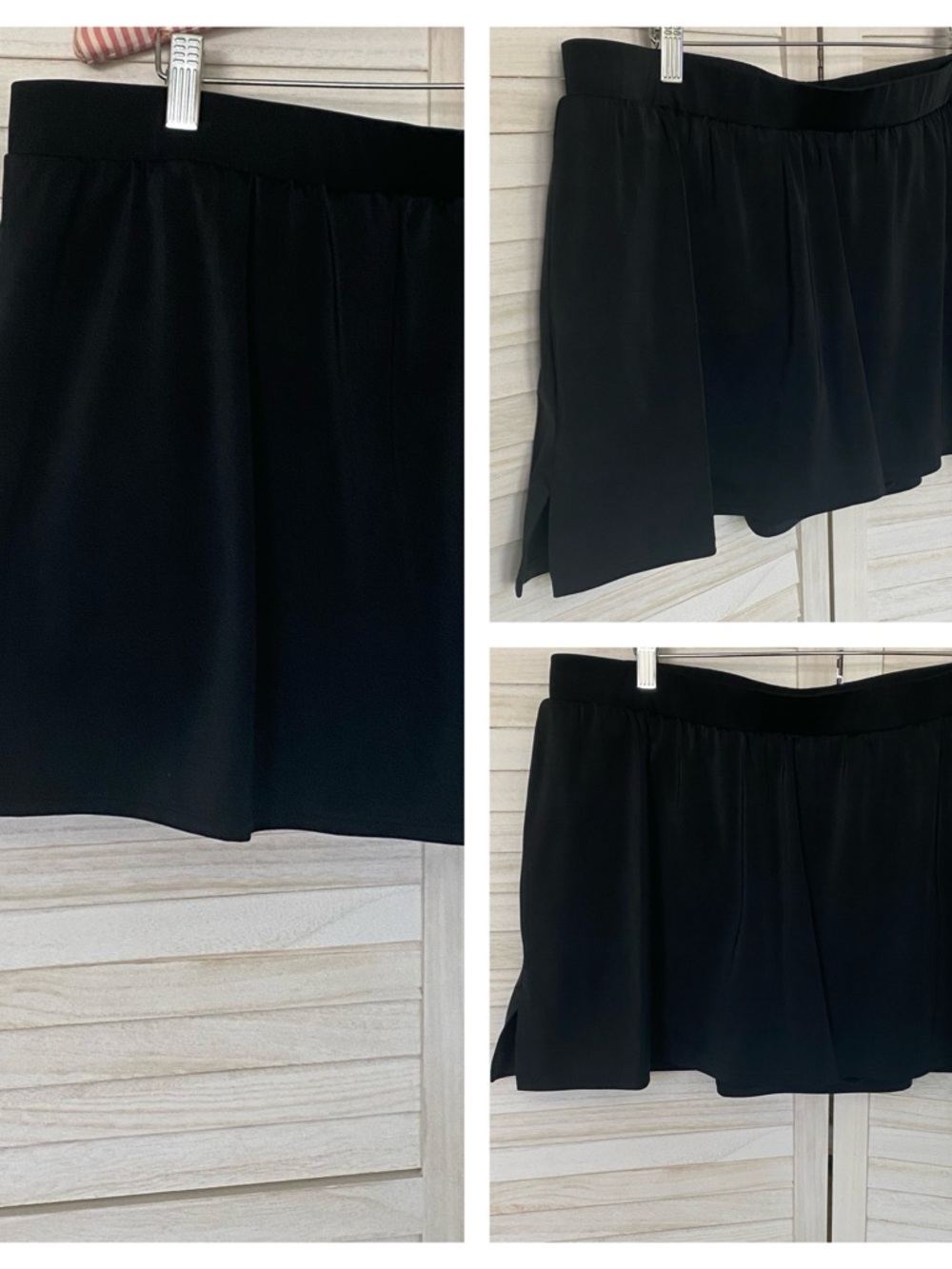 Cacique Black Swim Skirt SZ 22